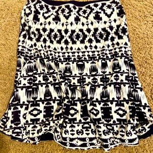 Reversible fun flowy skirt